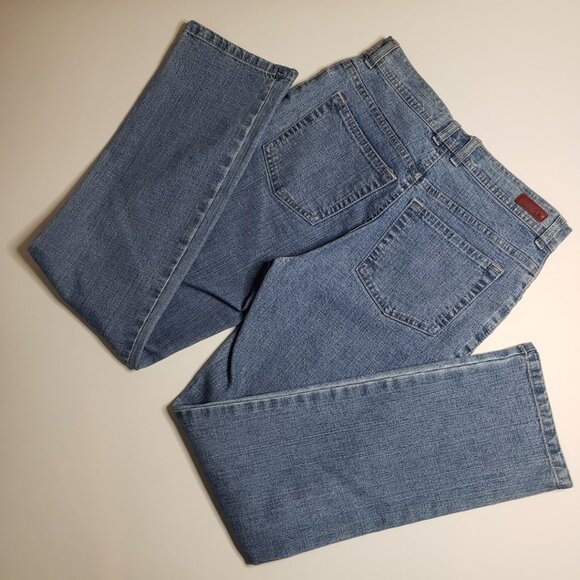 Gloria Vanderbild Jeans Womens Petite Size 6P Blue Cotton Denim High-rise NWOT - Picture 9 of 11